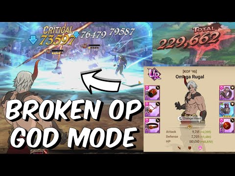 UR Omega Rugal BROKEN OP GOD MODE PVP - Pierce Dominates Global - Seven Deadly Sins: Grand Cross