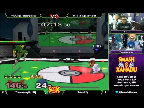 S@X Weekly - Boss (Doctor Mario) Vs  Thumbswayup (Captain Falcon) Melee Singles Bracket - SSBM