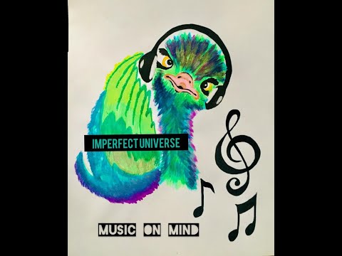 Easy Music On Mind Ostrich Painting | Water colors | Imperfect Universe