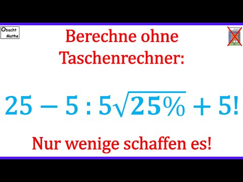 Nur wenige schaffen diese Aufgabe | Berechne im Kopf 👀 Mathe Basics #347 👀