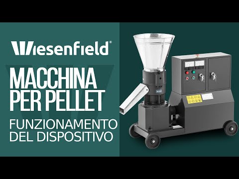 Video - Pellettatrice - Max. 300 kg/h - Ø 200 mm - 2 rulli
