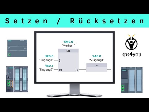 Learn to program PLCs - Online Basic Course (Chapter 3.1.7) - Set / Reset / SR Flip-Flop