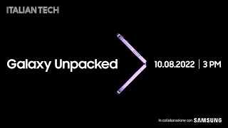 Galaxy Z Fold 4 e Galaxy Z Flip 4: Al Samsung Unpacked i nuovi smartphone con Italian Tech