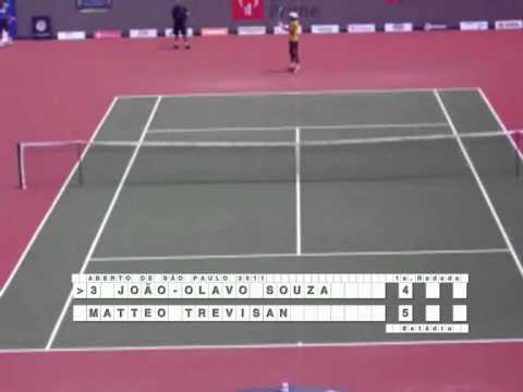 João Souza vs Matteo Trevisan (1ª Rod.) - Aberto de São Paulo 2011 - 6/13