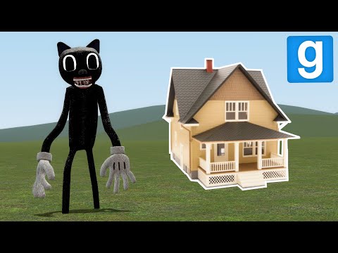 ANGRY CARTOON CAT INVADES HOUSE! - Garry's mod Sandbox