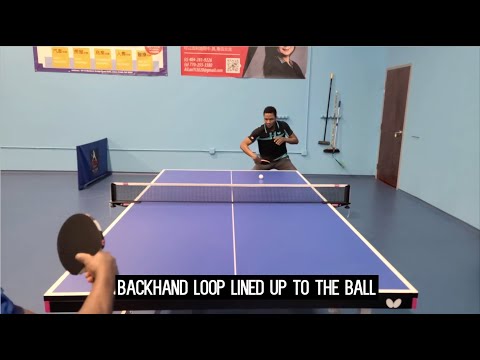 Butterfly Training Tips with Taiwo Adeyinka - 2 Forehand Loop, 2 Backhand Loops