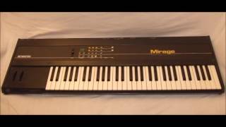 Video thumbnail for Ensoniq Mirage DSK Sound Library Demo by Bill Blair