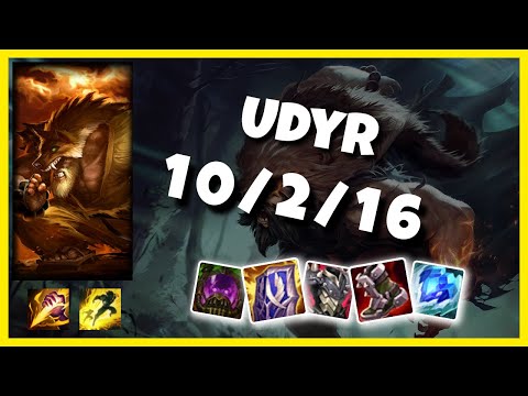 Udyr 11.6 S11 Jungle Challenger Replay (10/2/16) - EU