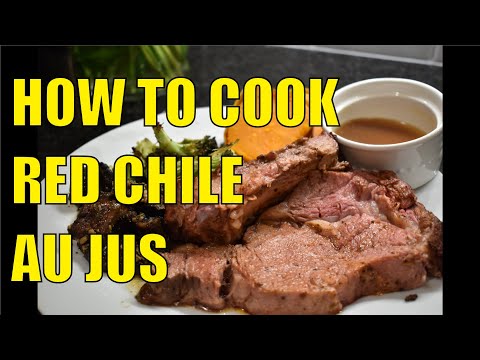 How to Cook au Jus with Hatch Red Chile