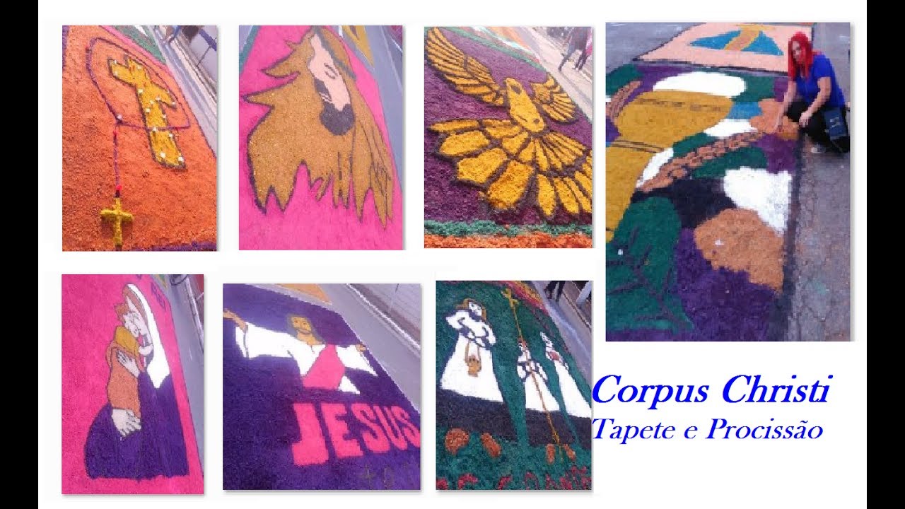 Corpus Christi. Tapete e Procissão.