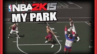 My Park NBA 2K15 - RUNNING W/ RANDOMS! -  NBA 2K15 My Park 3 on 3 Gameplay