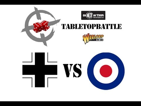 Bolt Action 2nd ed battle report #18 - 1944: Western Europe "Command and Control"