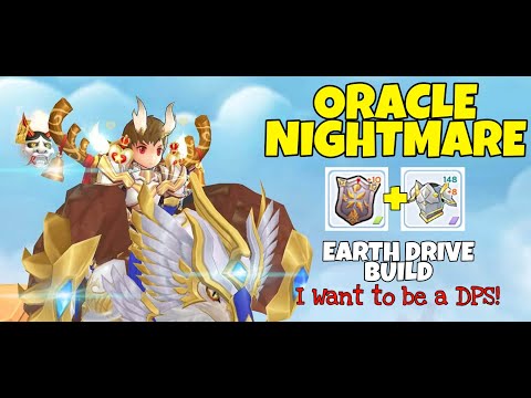 EARTH DRIVE BUILD | ORACLE NIGHTMARE MVP KILLER | I Want to be DPS edition