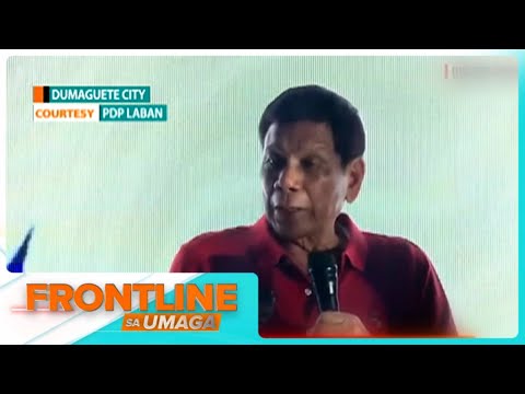 Dating pangulong Duterte, nagpakawala ng panibagong tirada laban kay PBBM I Frontline Sa Umaga