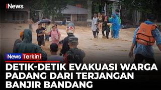 Download lagu MENCEKAM! Banjir Bandang Hanyutkan Rumah di Padang, Puluhan Warga Dievakuasi mp3