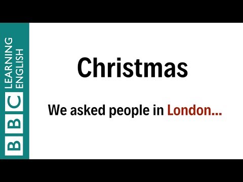 🎄🎅🎁 イギリスのクリスマスでの会話術 (🎄🎅🎁 How do people talk about Christmas in the UK?)