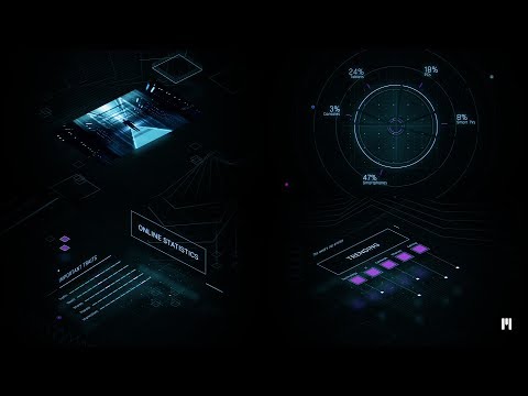 Cyber Infographics Modular Apple Motion and FCPX Template - MotionVFX
