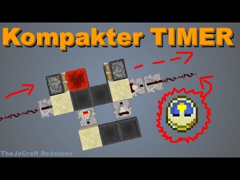 BEST Redstone TIMER - Tutorial 4x4x1 COMPACT - Simple & Explained