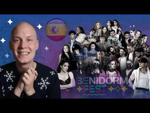 SWEDISH GUY REACTS TO BENIDORM FEST 2023 SONGS - SPAIN 🇪🇸