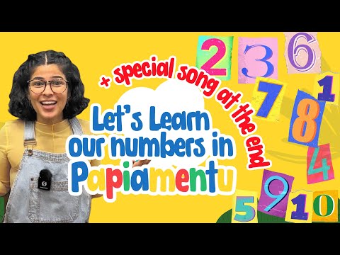 Learn Numbers in Papiamentu (1-10) | Fun Counting for Kids + Special Song 🎵🎉