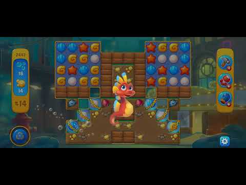 😍Fishdom mobile game. Nice game👍 #game #viral #gaming #video #enjoy #viralvideo Level-2442