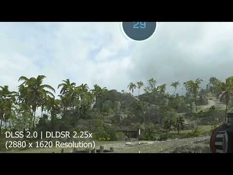 WARZONE DLSS 2.0 VS NO DLSS (DLDSR 2.25x)
