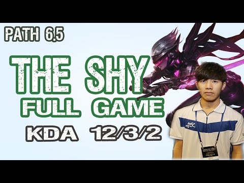 The shy-Fiora vs Renekton, top lane , path 6.5, korea, game play (22-mar-2016)
