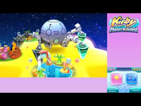 Kirby Planet Robobot Gameplay - Walkthrough Part 7 - Whip (3DS)