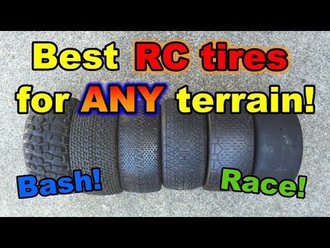 Best RC car truck tires for any terrain!  Bash or Race.