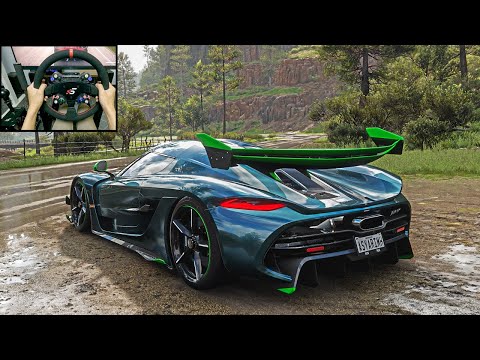 1540HP Koenigsegg Jesko - Forza Horizon 5 | Simagic Alpha Ultimate gameplay