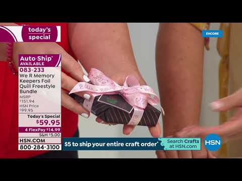 HSN | Craft Essentials featuring We R Memory Keepers 08.13.2019 - 02 AM