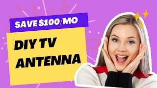 DIY HD TV UHF and VHF Antennas - Off Grid Homestead SHTF Economic Collapse