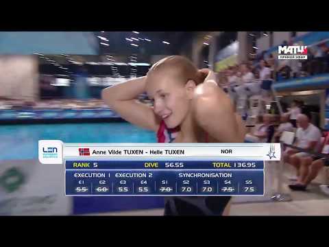 Final Womens Diving Championships Synchronized 10m Platform – 2019 European