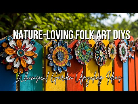 Nature-Loving Folk Art DIYs: Whimsical Garden Upcycling Ideas You’ve Never Seen Before