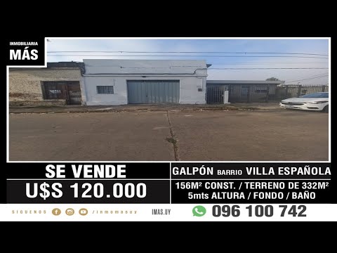 Video de YouTube - Galpón Venta Montevideo iMas.uy - RC