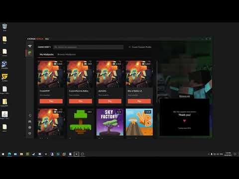 BaileyGTV - How to import custom Minecraft modpacks in CurseForge launcher
