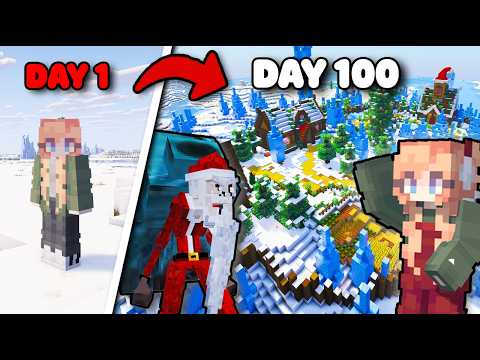 I Survived 100 days on a Island (Feat. the Christmas Dweller)