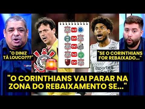 “VAI VIRAR UM INFERNO! Gente, o CORINTHIANS vai PARAR NA ZONA DE REBAIXAMENTO se…” VEJA DEBATE!