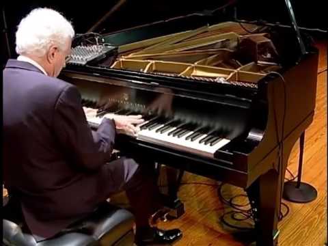 More Peter Nero warming up before a performance