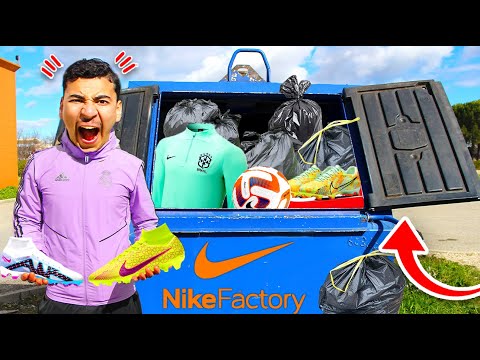 FOUILLER LES POUBELLES D'UN MAGASIN DE FOOTBALL 😈 (GROS JACKPOT)