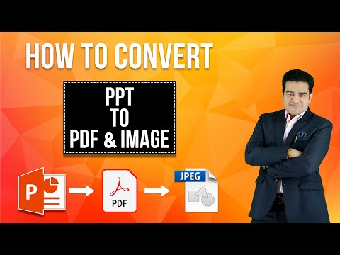 How to Convert PPT to PDF | How to Convert PPT to Image File | How to Convert PowerPoint to PDF File