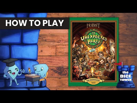 The Hobbit: An Unexpected Party Board Game - How to Play. With Stella and Tarrant