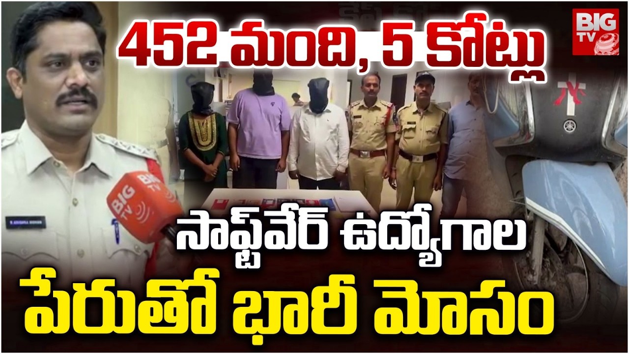 ఉద్యోగాలపేరుతో భారీ మోసం | Software Jobs Fraud Case In Hyderabad | Camelq Software Solutions | BIGTV