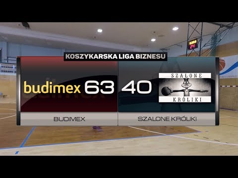 Budimex vs Szalone Króliki - XIII kolejka - III Liga Warszawa - Koszykarska Liga Biznesu