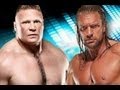 WWE Wrestlemania 29 Triple H vs Brock Lesnar ...