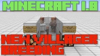 Minecraft 1.8 : New Villager Breeding - Trade To Breed