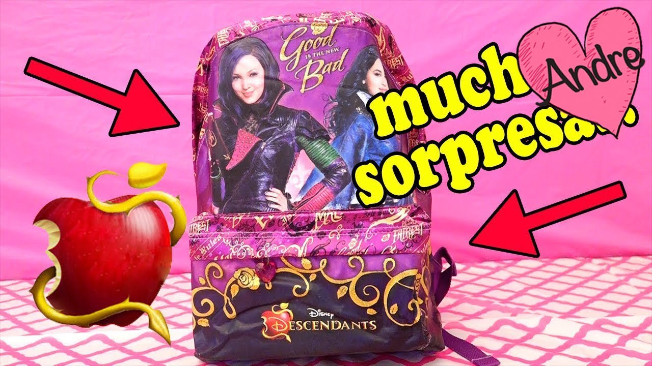 Mochila llena de sorpresas de Descendientes | Muñecas y juguetes con Andre