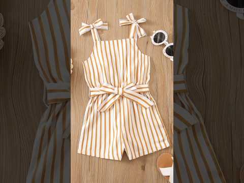 Baby girl jumpsuit / Dungaree / Romper cutting and stitching #trending #fashion #cutting #viralshort