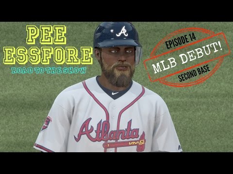 MLB 14: The Show (PS4) Pee Essfore (2B) Road To The Show - EP14 (MLB Debut!)