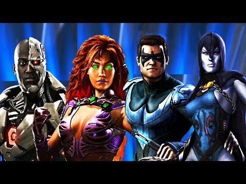 Injustice 2 - All Teen Titans Dialogue/References